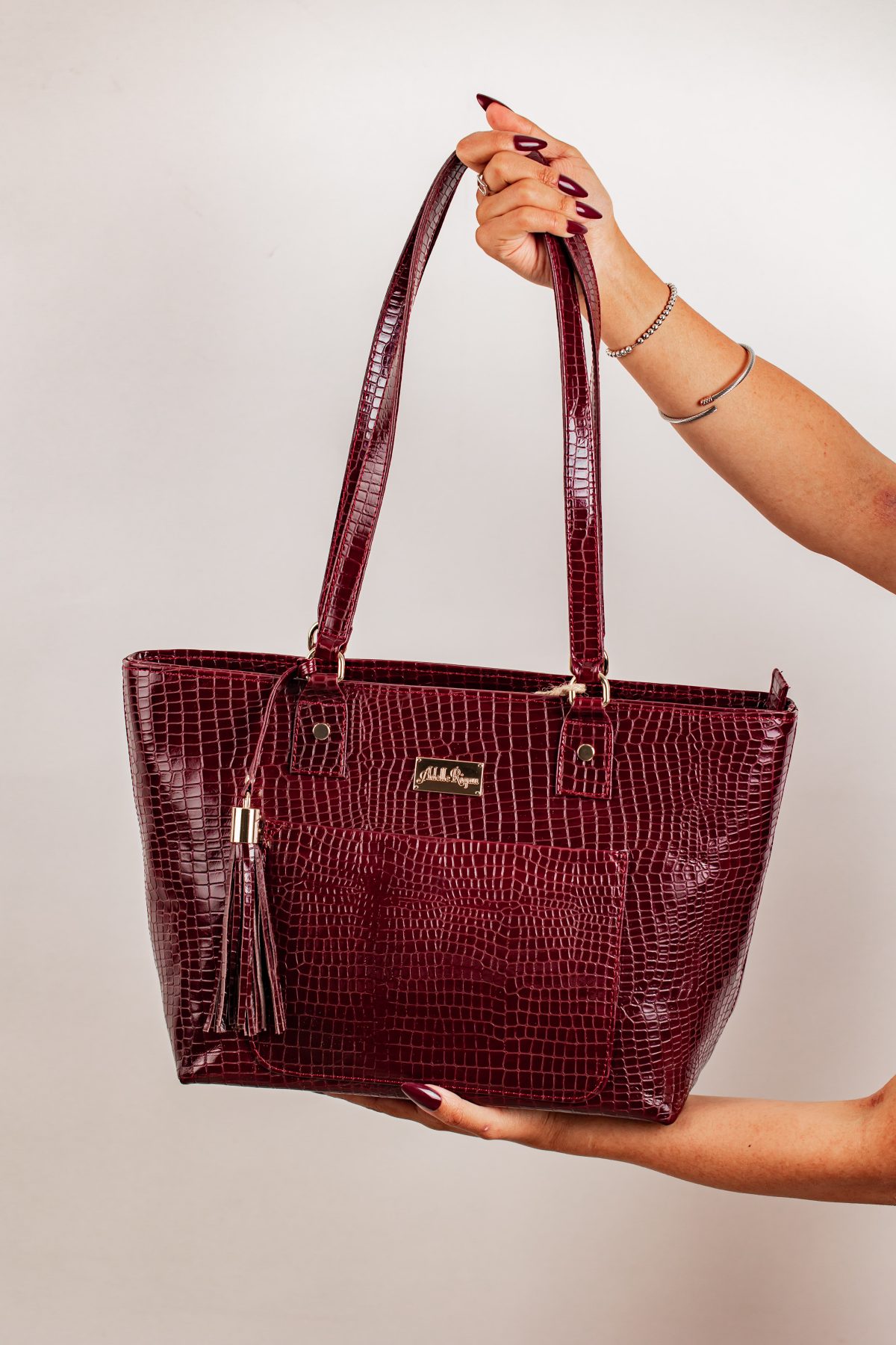 CARTERA TOTE CROCO