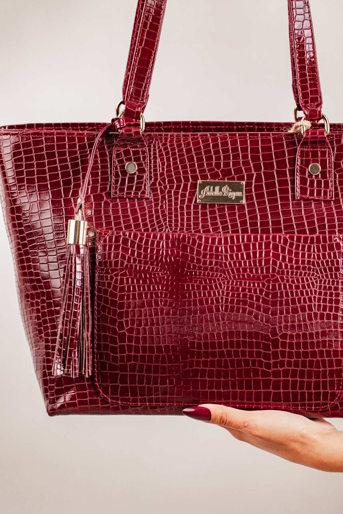 CARTERA TOTE CROCO