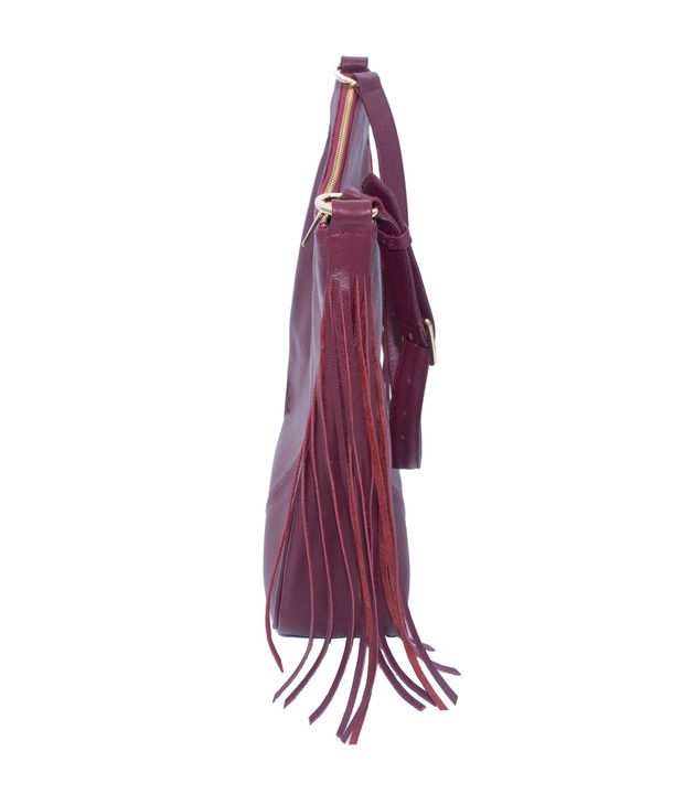 BOLSO HOBO CON FLECOS EN LOS LATERALES