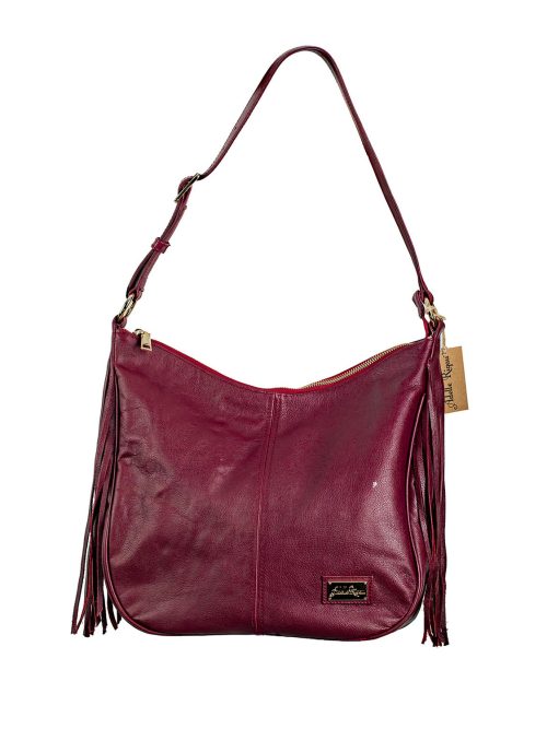 BOLSO HOBO CON FLECOS EN LOS LATERALES