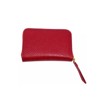 Billetera roja 2 rz BILLETERA CARTUCHERA EN CUERO DE ESTAMPADO