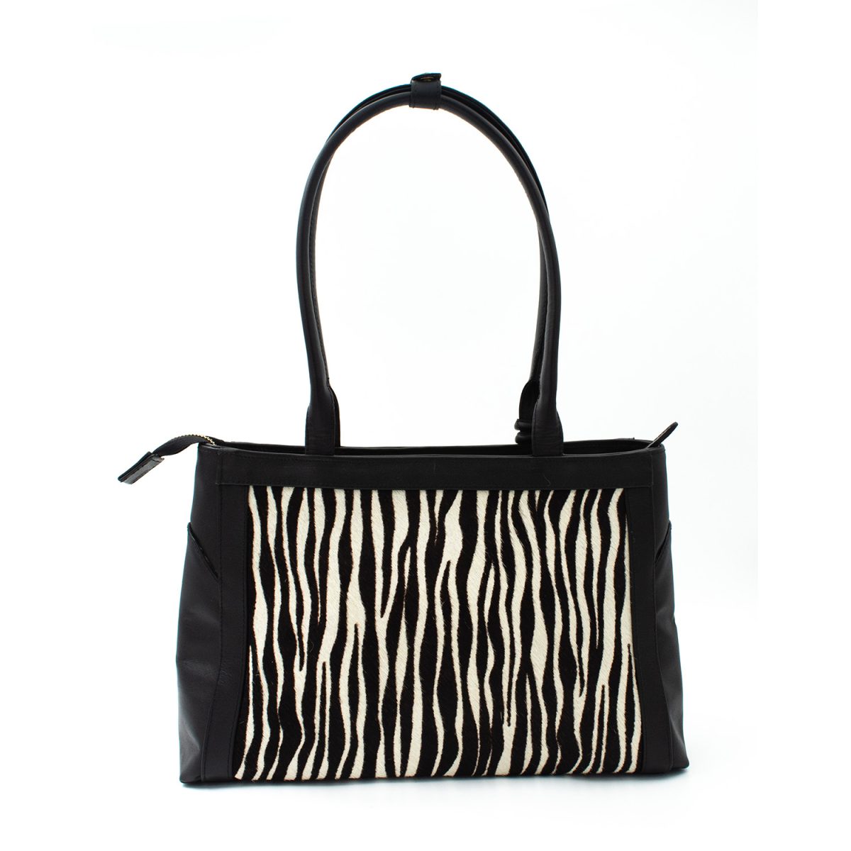 Cartera Zafari Noir Estampado de Zebra