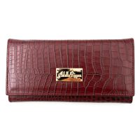 Billetera Elegance Rojo Vino Mujer
