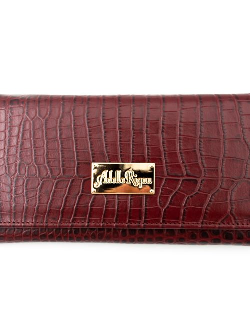 Billetera Elegance Rojo Vino Mujer