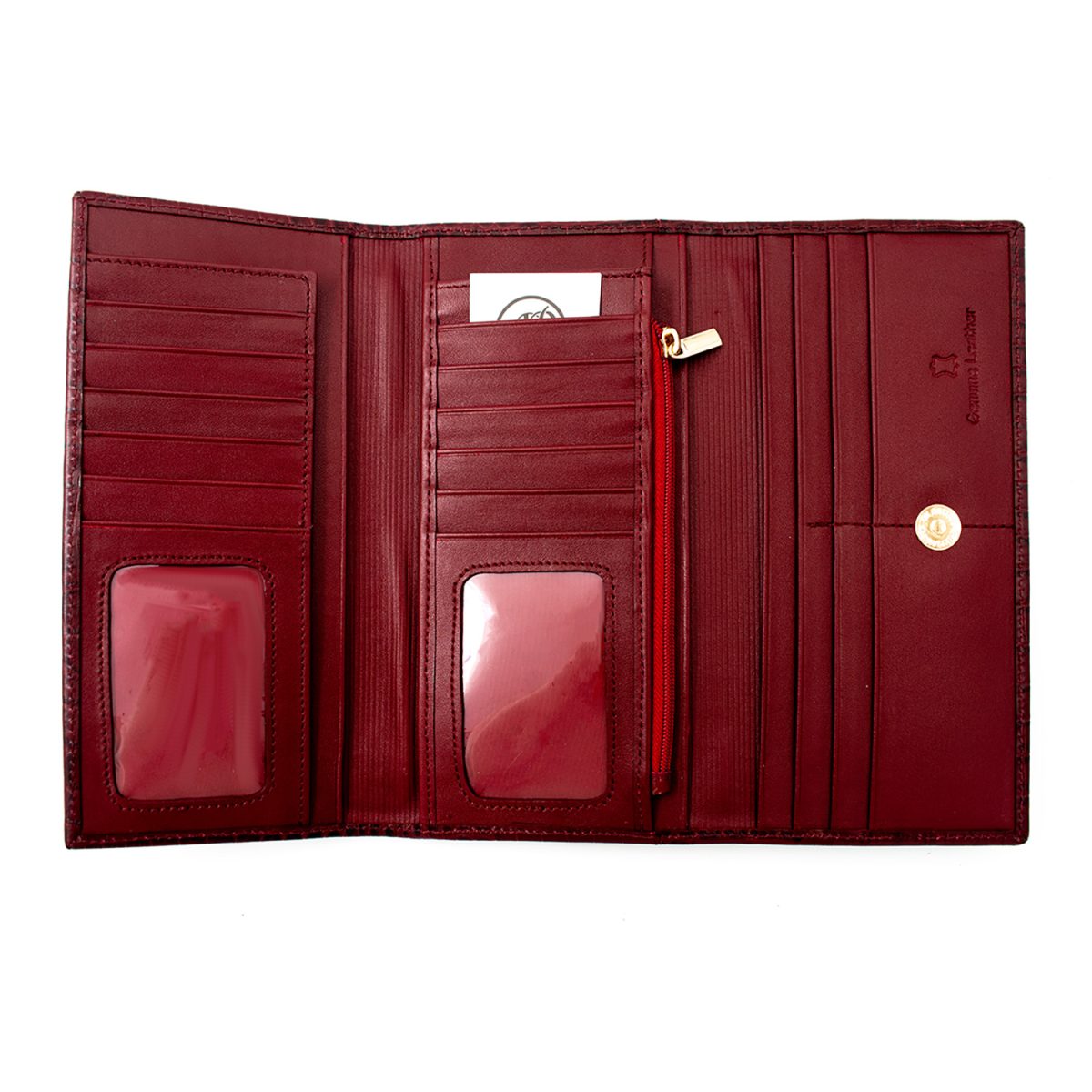 Billetera Elegance Rojo Vino Mujer